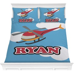 Helicopter Comforter Set - Full / Queen (Personalized)