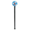 Helicopter Black Plastic 7" Stir Stick - Round - Single Stick