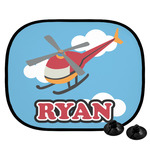 Helicopter Car Side Window Sun Shade (Personalized)