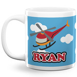 Helicopter 20 Oz Coffee Mug - White (Personalized)