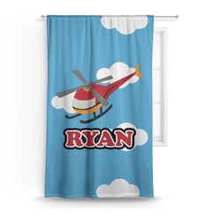 Helicopter Curtain - 50"x84" Panel (Personalized)