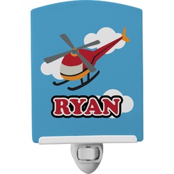 Helicopter Ceramic Night Light (Personalized)