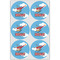 Helicopter Drink Topper - XLarge - Set of 6