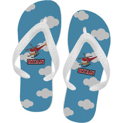 Helicopter Flip Flops - XSmall (Personalized)