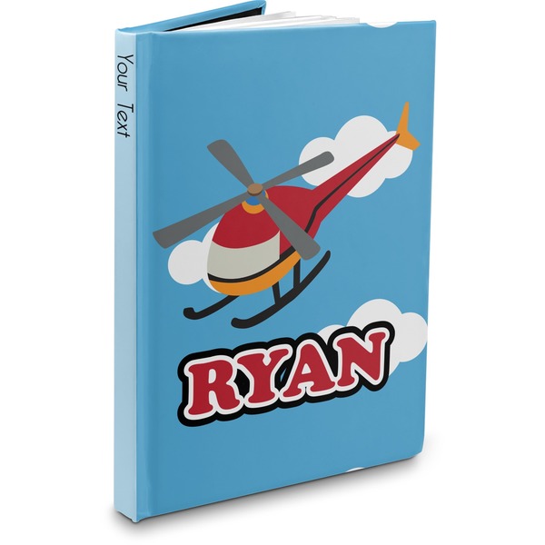 Custom Helicopter Hardbound Journal (Personalized)