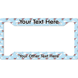 Helicopter License Plate Frame - Style A (Personalized)