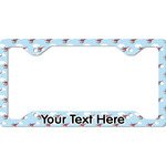 Helicopter License Plate Frame - Style C (Personalized)