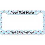 Helicopter License Plate Frame - Style B (Personalized)