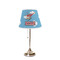 Helicopter Poly Film Empire Lampshade - On Stand
