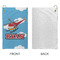 Helicopter Microfiber Golf Towels - Small - APPROVAL