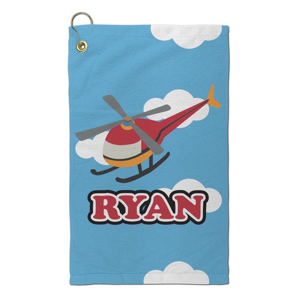 Custom Helicopter Microfiber Golf Towel - Small (Personalized)