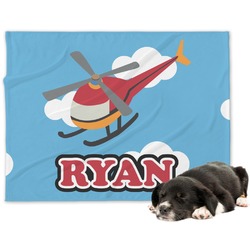 Helicopter Dog Blanket - Regular (Personalized)