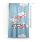 Helicopter Sheer Curtain (Personalized)