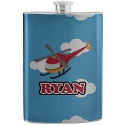 Helicopter Stainless Steel Flask (Personalized)