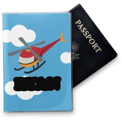 Helicopter Vinyl Passport Holder (Personalized)