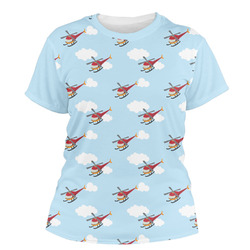Helicopter Women's Crew T-Shirt - 2X Large