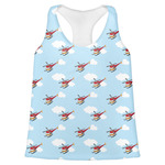 Helicopter Womens Racerback Tank Top - Large