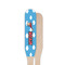 Helicopter Wooden Food Pick - Paddle - Single Sided - Front & Back