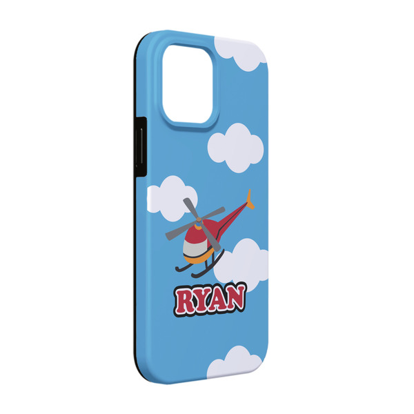 Custom Helicopter iPhone Case - Rubber Lined - iPhone 13 Pro (Personalized)