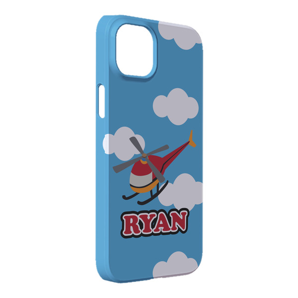 Custom Helicopter iPhone Case - Plastic - iPhone 14 Pro Max (Personalized)