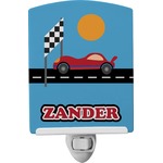 Race Car Ceramic Night Light (Personalized)