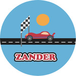 Race Car Multipurpose Round Labels - 1" (Personalized)