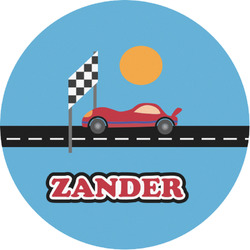 Race Car Multipurpose Round Labels - 1" (Personalized)