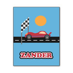 Race Car Wood Print - 11x14 (Personalized)