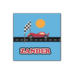 Race Car Wood Print - 12x12 (Personalized)