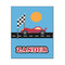 Race Car 16x20 Wood Print - Front View