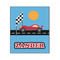 Race Car 20x24 Wood Print - Front View