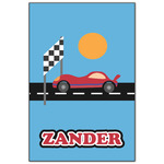 Race Car Wood Print - 20x30 (Personalized)