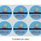 Race Car 3" Multipurpose Round Labels - Sheet