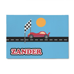 Race Car 4' x 6' Patio Rug (Personalized)
