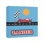 Race Car Canvas Print - 8x8 (Personalized)