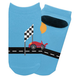 Race Car Adult Ankle Socks