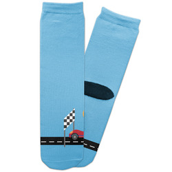 Race Car Adult Crew Socks