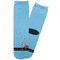 Race Car Adult Crew Socks - Single Pair - Front and Back