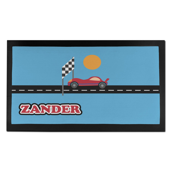 Custom Race Car Bar Mat - Small (Personalized)