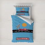 Race Car Duvet Cover Set - Twin XL (Personalized)