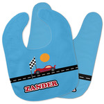 Race Car Baby Bib w/ Name or Text