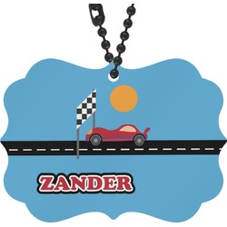 Race Car Rear View Mirror Decor (Personalized)