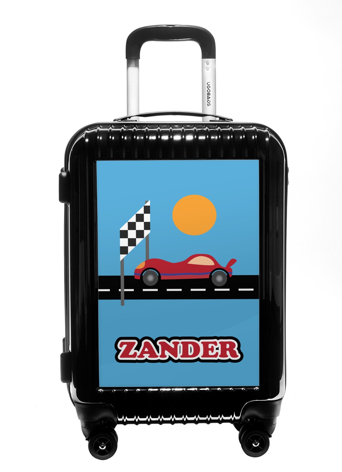 race car suitcase