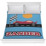 Race Car Comforter - Full / Queen (Personalized)