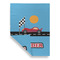 Race Car Garden Flags - Large - Double Sided - FRONT FOLDED