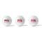 Race Car Golf Balls - Generic - Set of 3 - APPROVAL