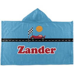 Race Car Kids Hooded Towel (Personalized)