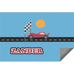 Race Car Indoor / Outdoor Rug - 6'x8' w/ Name or Text