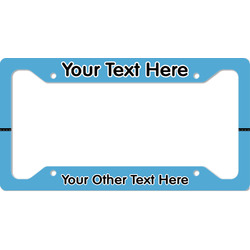 Race Car License Plate Frame (Personalized)