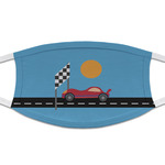 Race Car Cloth Face Mask (T-Shirt Fabric)